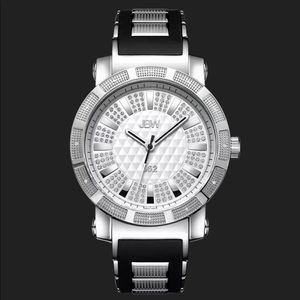 JBW Men's 50mm Diamond Watch 562 Silver Mens Watch